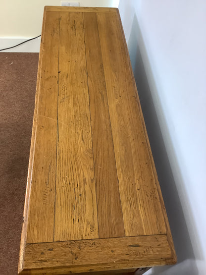 CTH Sherrill Occasional Antique Pine 6 Drawer Sideboard F27422