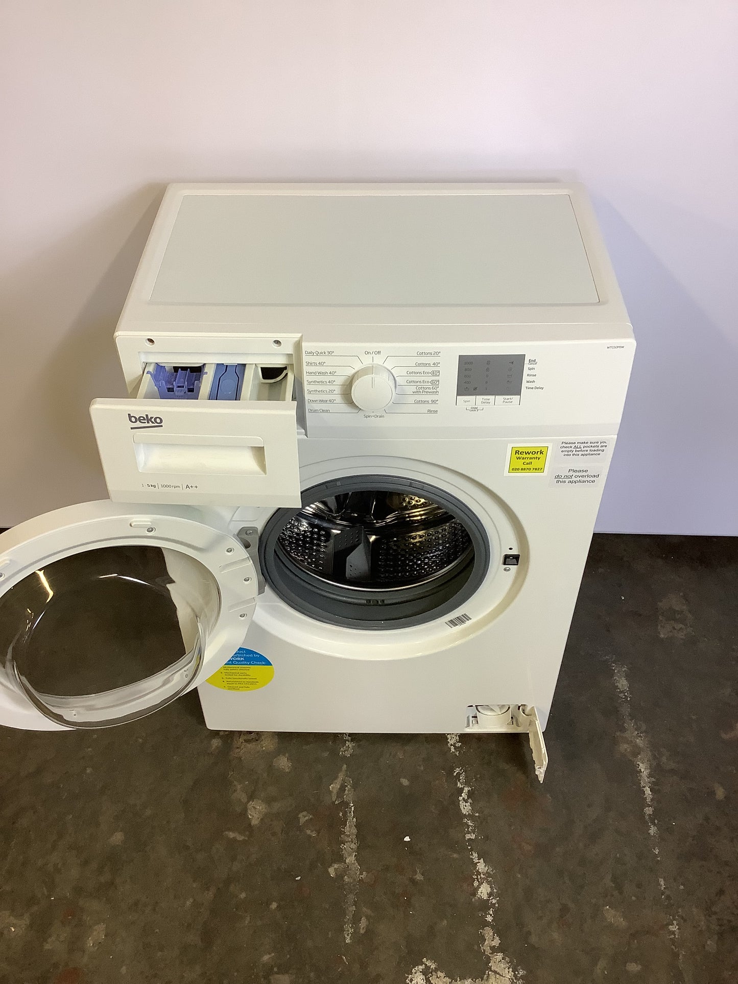 Beko 5kg Washing Machine WTF50M1W L49136
