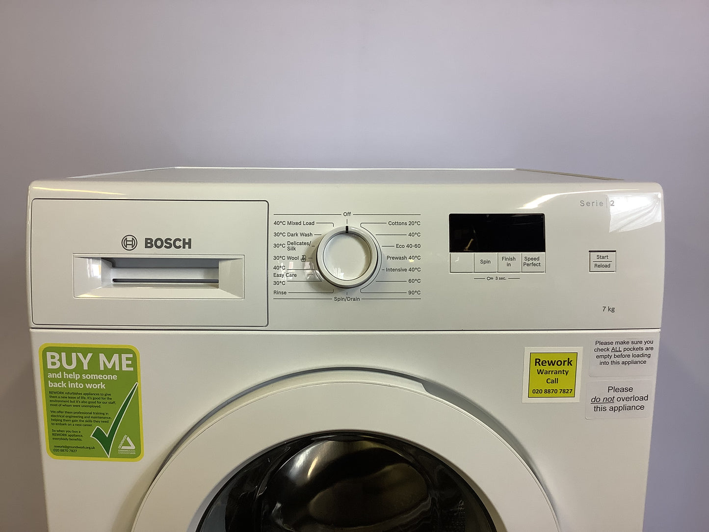 Bosch 7kg Washing Machine WAJ28008GB L49138
