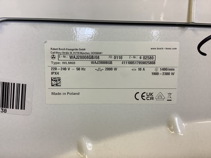 Bosch 7kg Washing Machine WAJ28008GB L49138