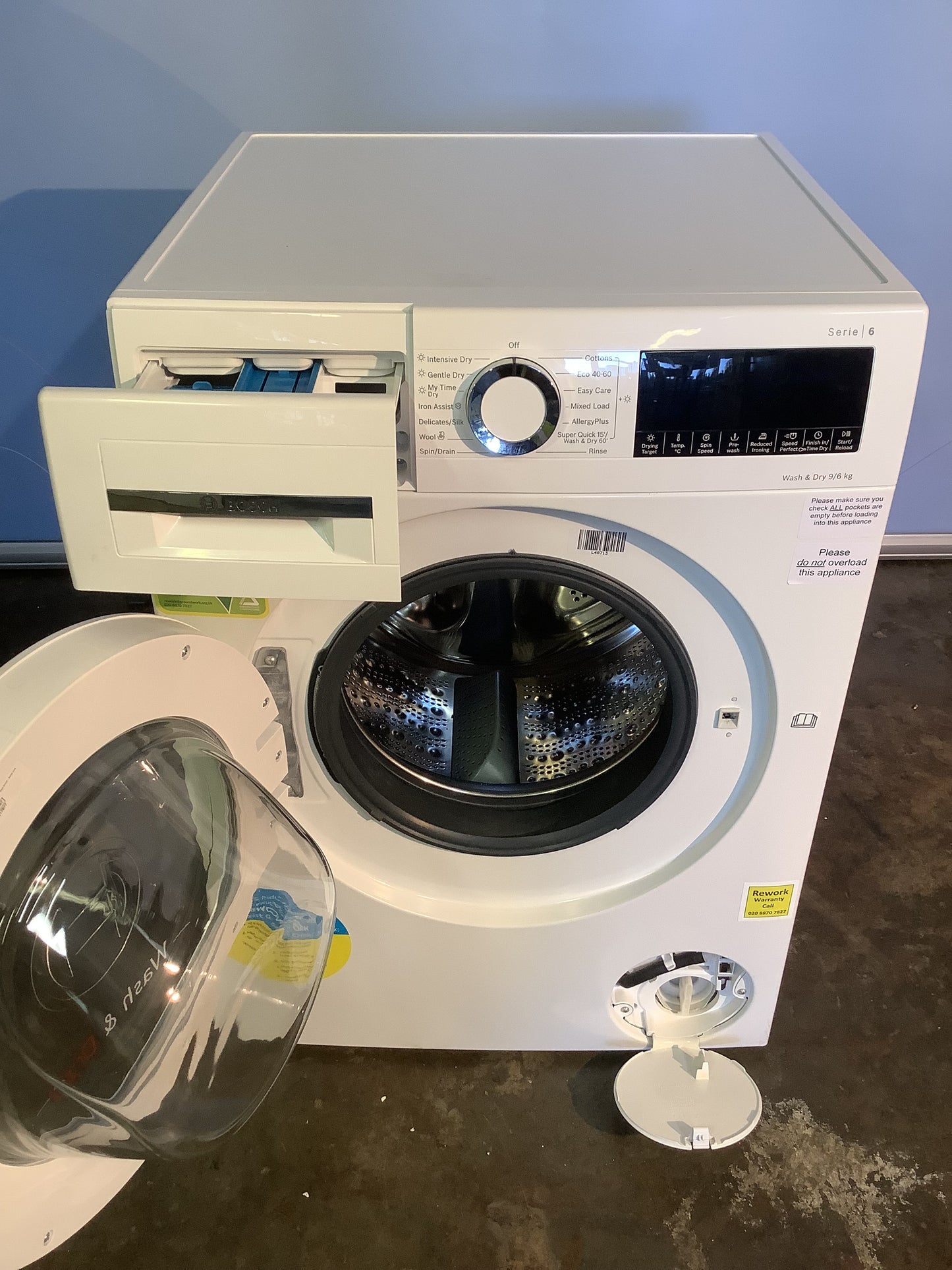 Bosch 9kg/6kg Washer Dryer WNA14490GB L48713