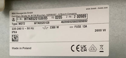 Bosch 7kg Tumble Dryer WTN85201GB L48764