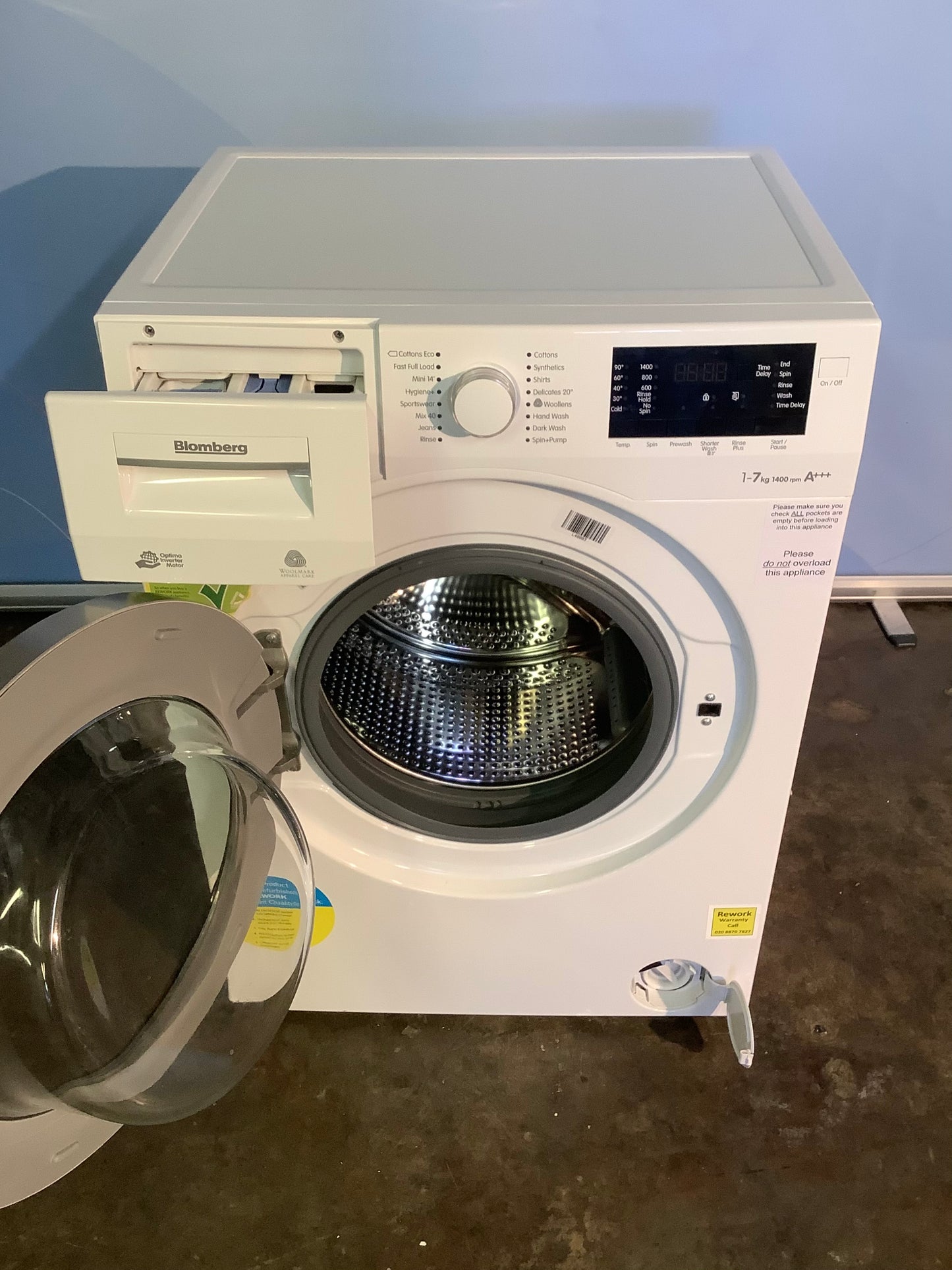 Blomberg 7kg Washing Machine LWF27441W L48803