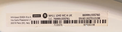 Hotpoint 10kg Washing Machine NM111045WC L48804
