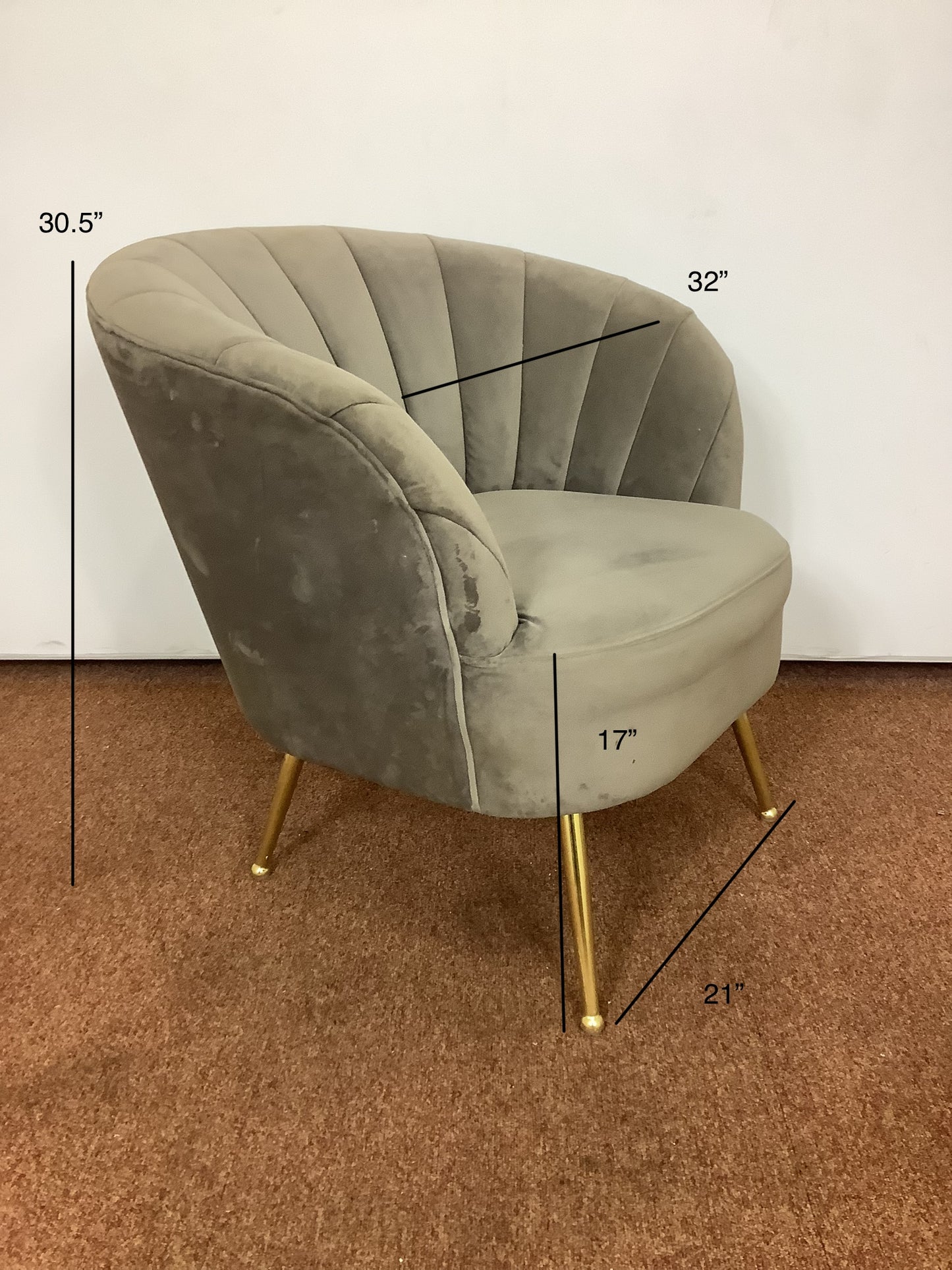 NEXT Stella OPVL Steel Grey Chair F26970