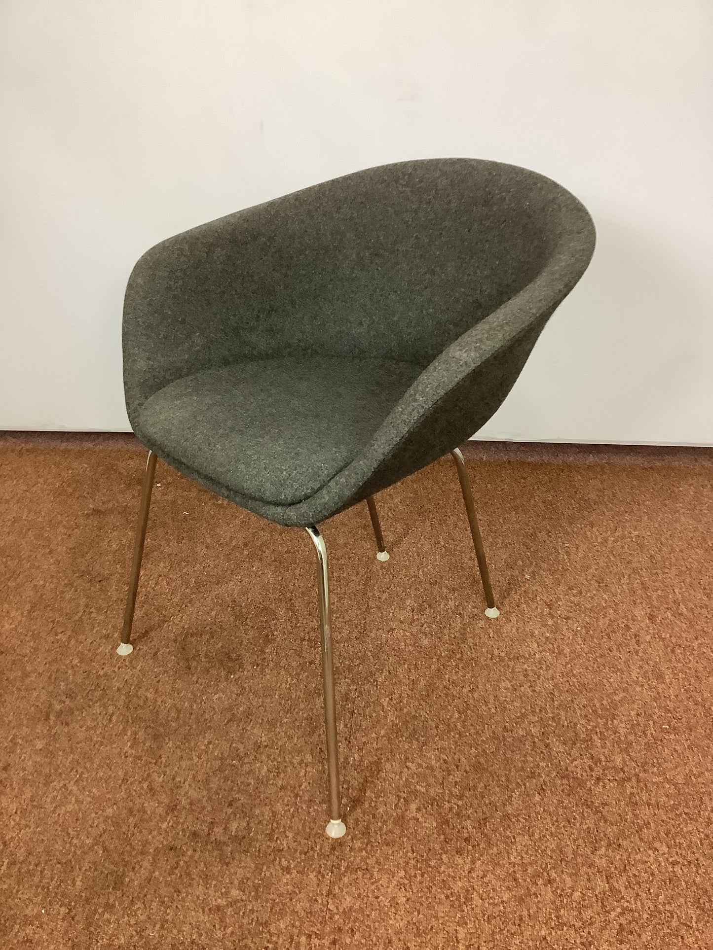 2 x ARPER Duna 02 Pot Chairs, Dark Grey F26971
