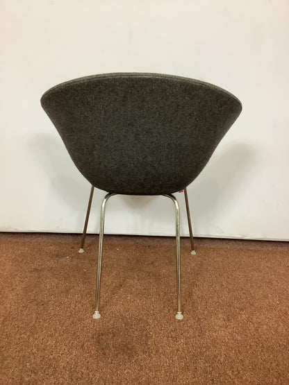 2 x ARPER Duna 02 Pot Chairs, Dark Grey F26971