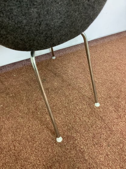 2 x ARPER Duna 02 Pot Chairs, Dark Grey F26971