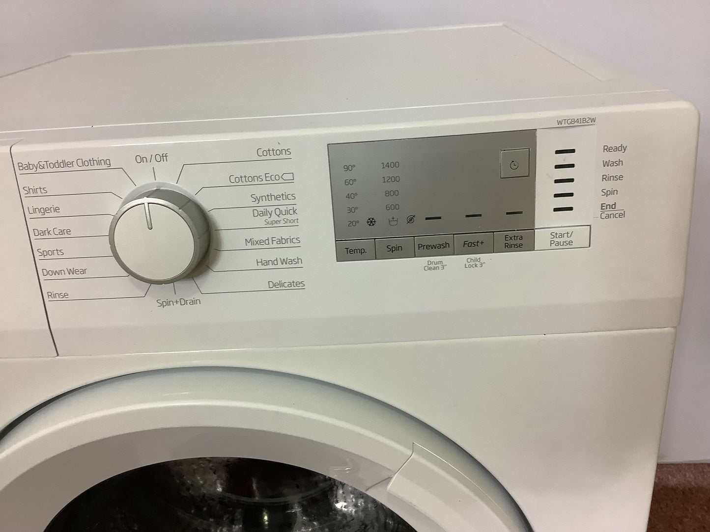 Beko 8kg Washing Machine WTG841B2W L50448