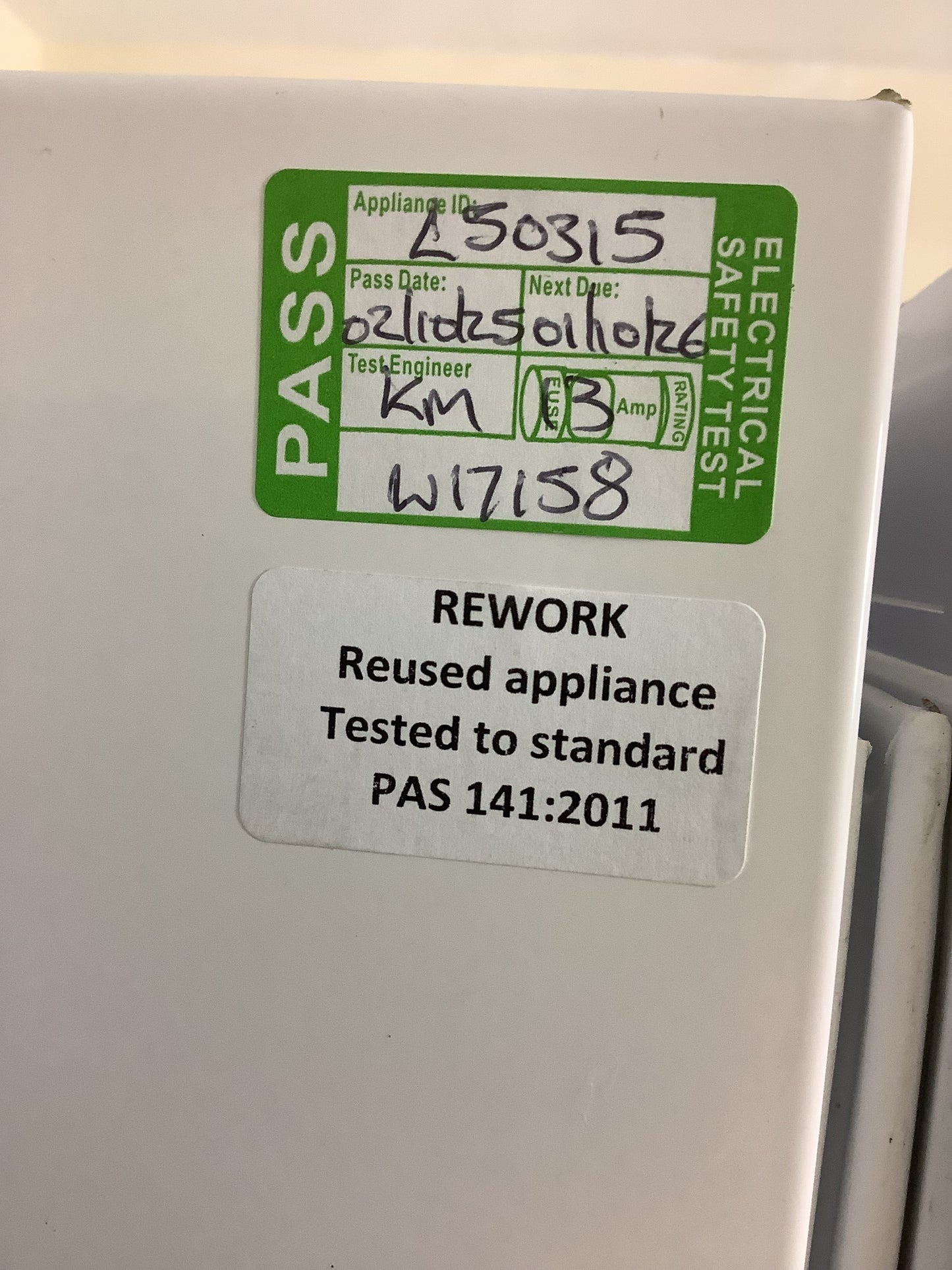 Indesit Fridge Freezer IBNF55182W L50315