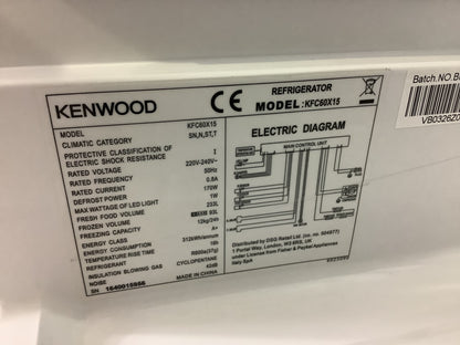 Kenwood Fridge Freezer KFC60X15 L50282