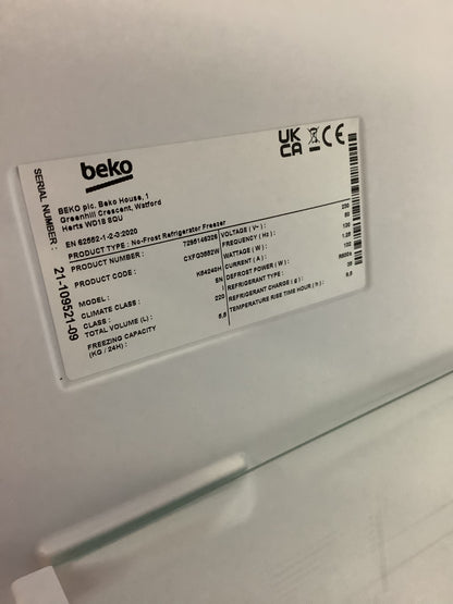 Beko Fridge Freezer 60/40 CXFG3552W L52531
