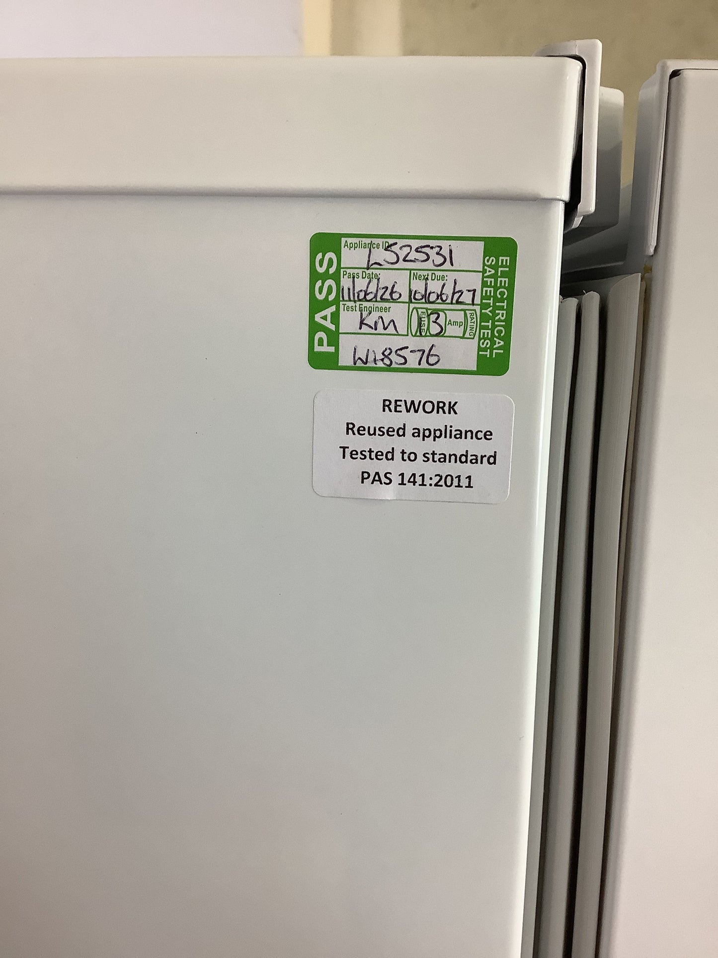 Beko Fridge Freezer 60/40 CXFG3552W L52531
