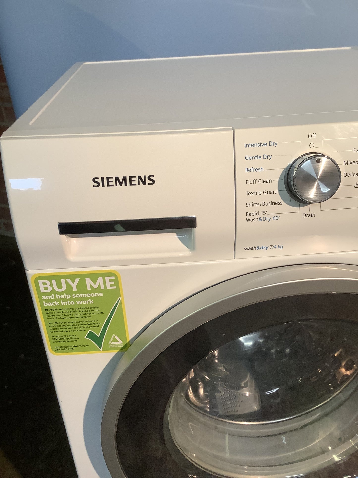 Siemens 7kg/4kg Washer Dryer WD14H421GB L47601