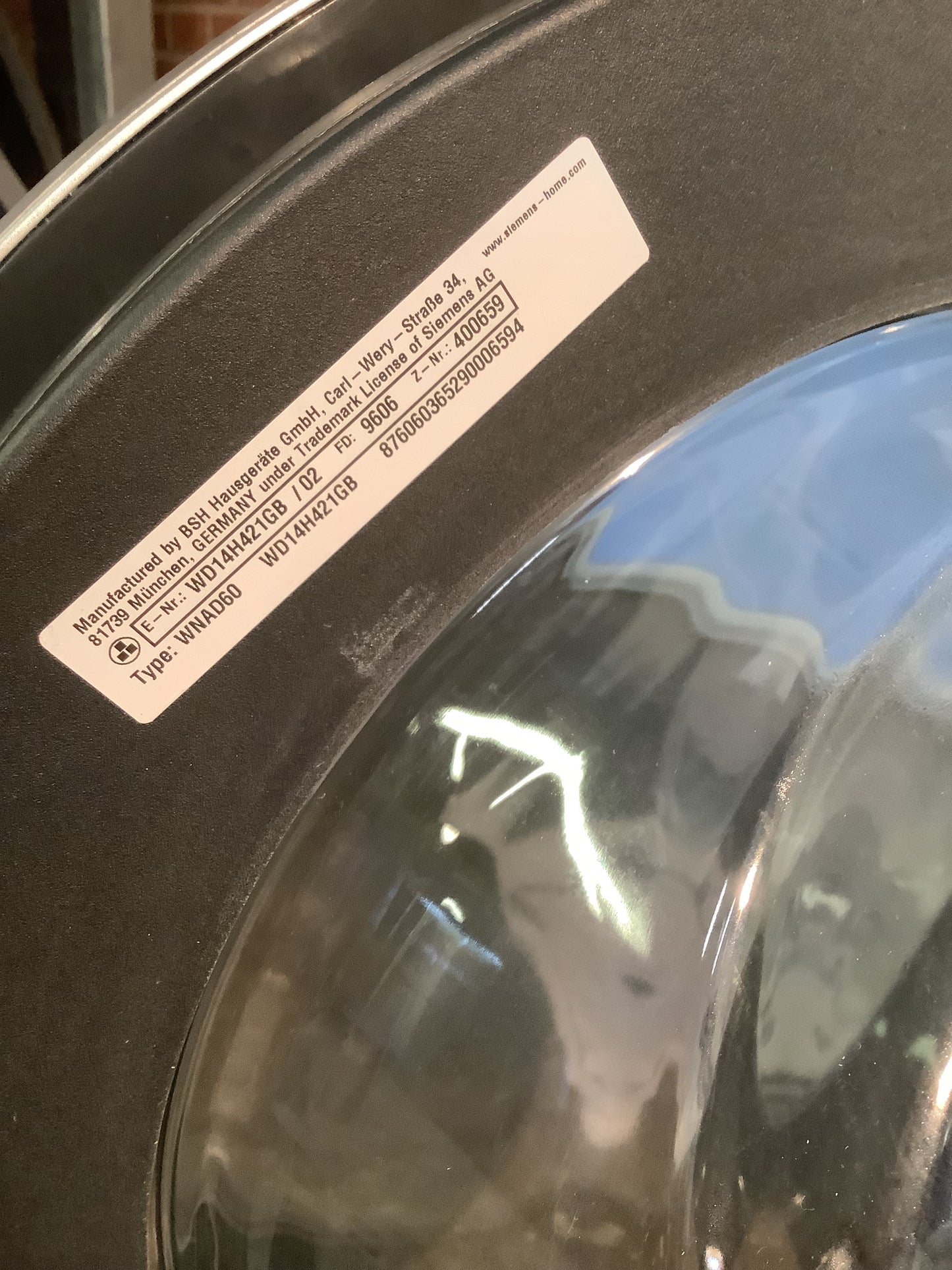Siemens 7kg/4kg Washer Dryer WD14H421GB L47601