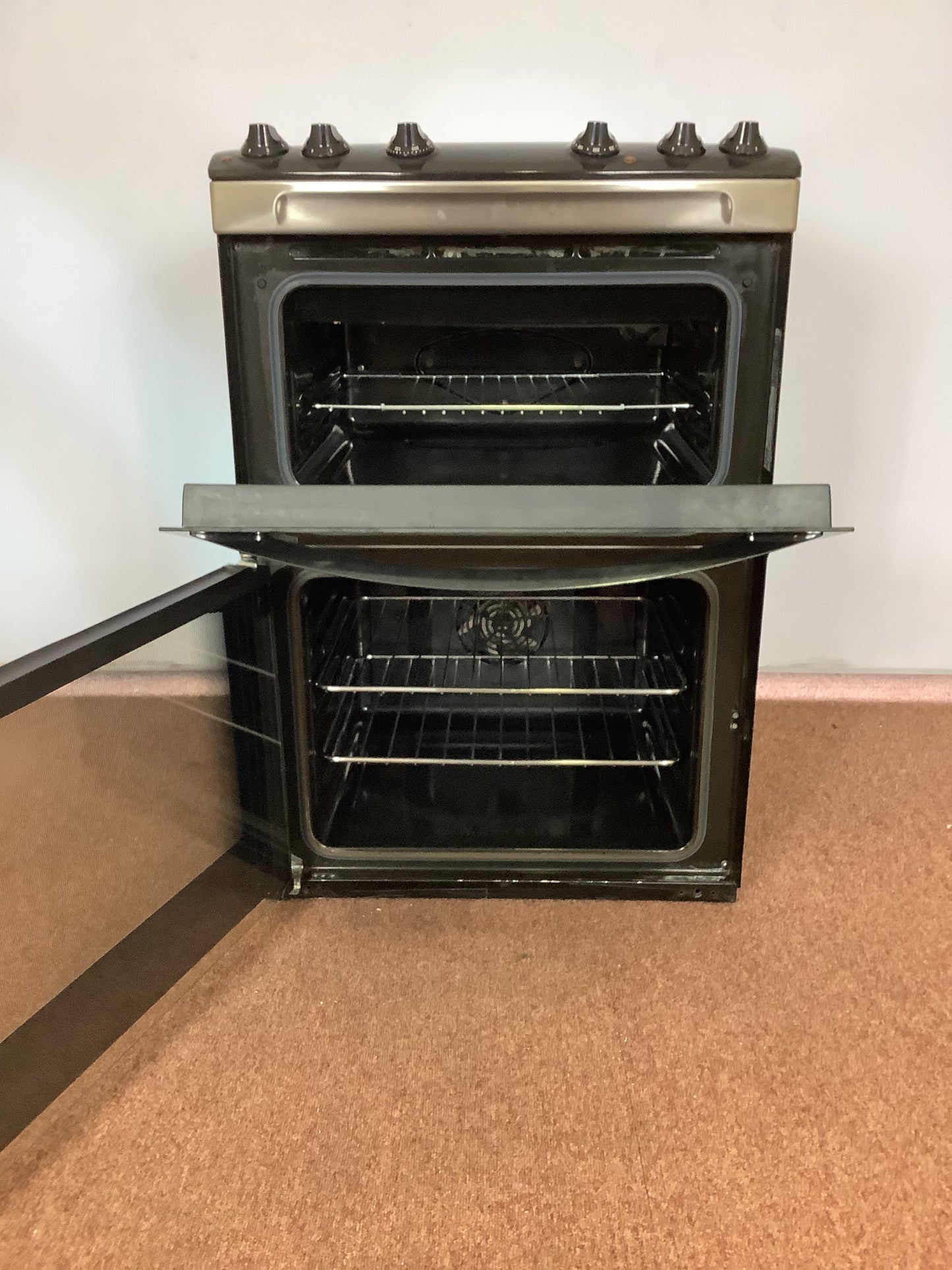 Zanussi 60cm Cooker, Double Oven & Grill ZCV66030XA L52418