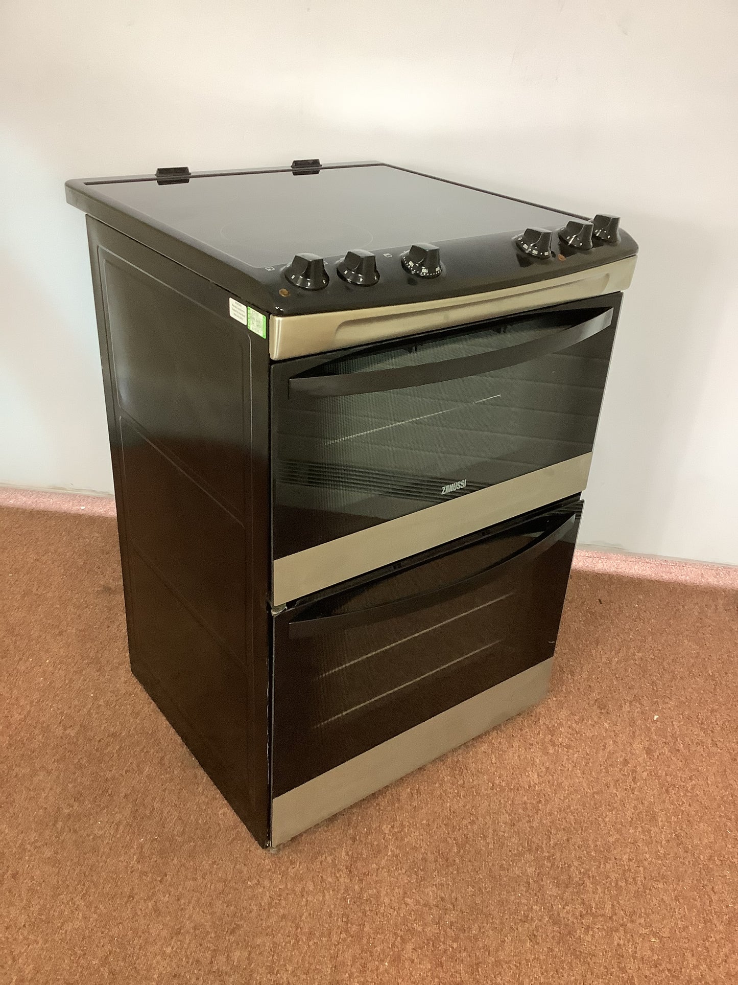 Zanussi 60cm Cooker, Double Oven & Grill ZCV66030XA L52418