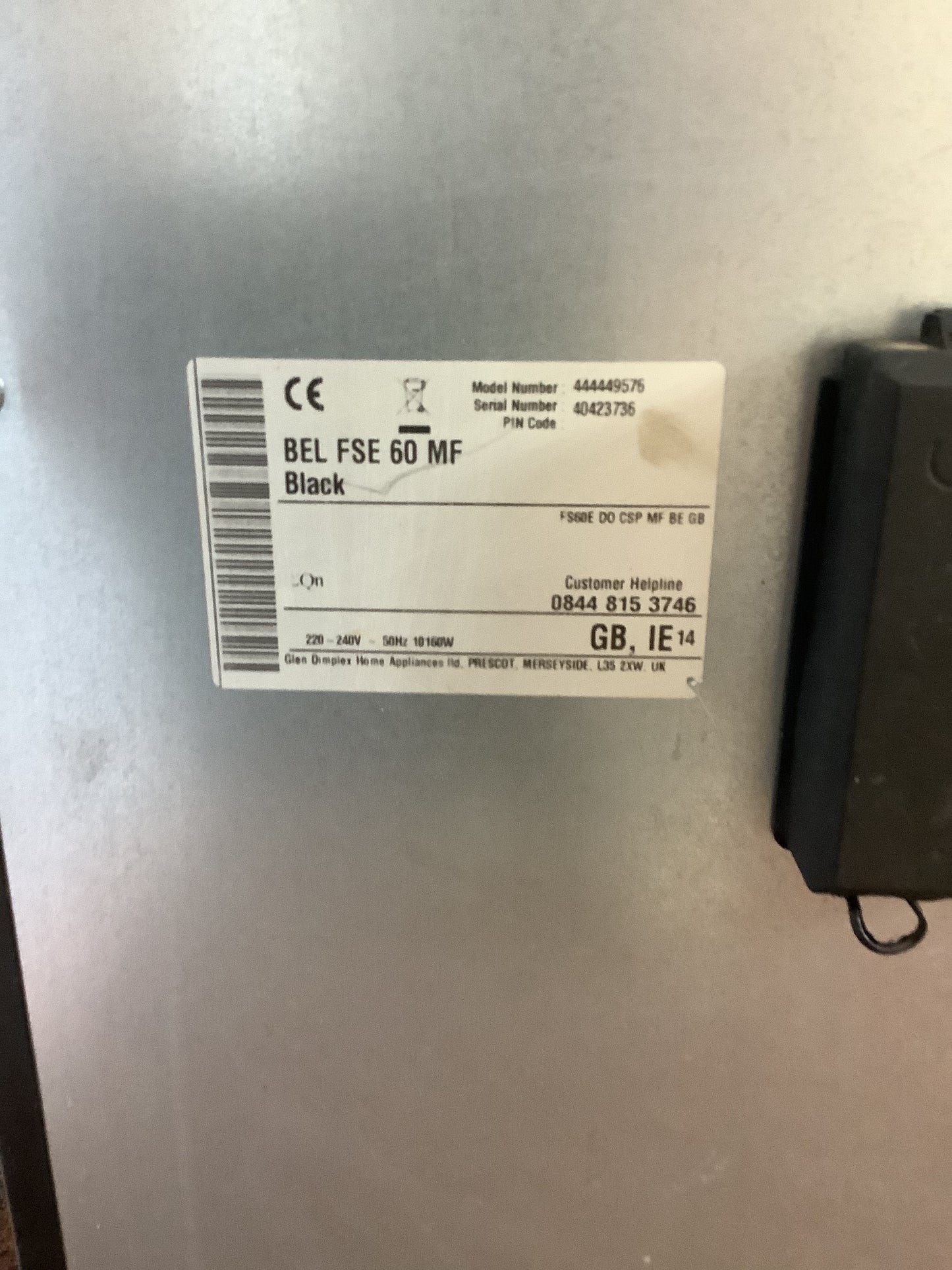 Belling 60cm Cooker, Double Oven & Twin Grill FSE60MF L52533