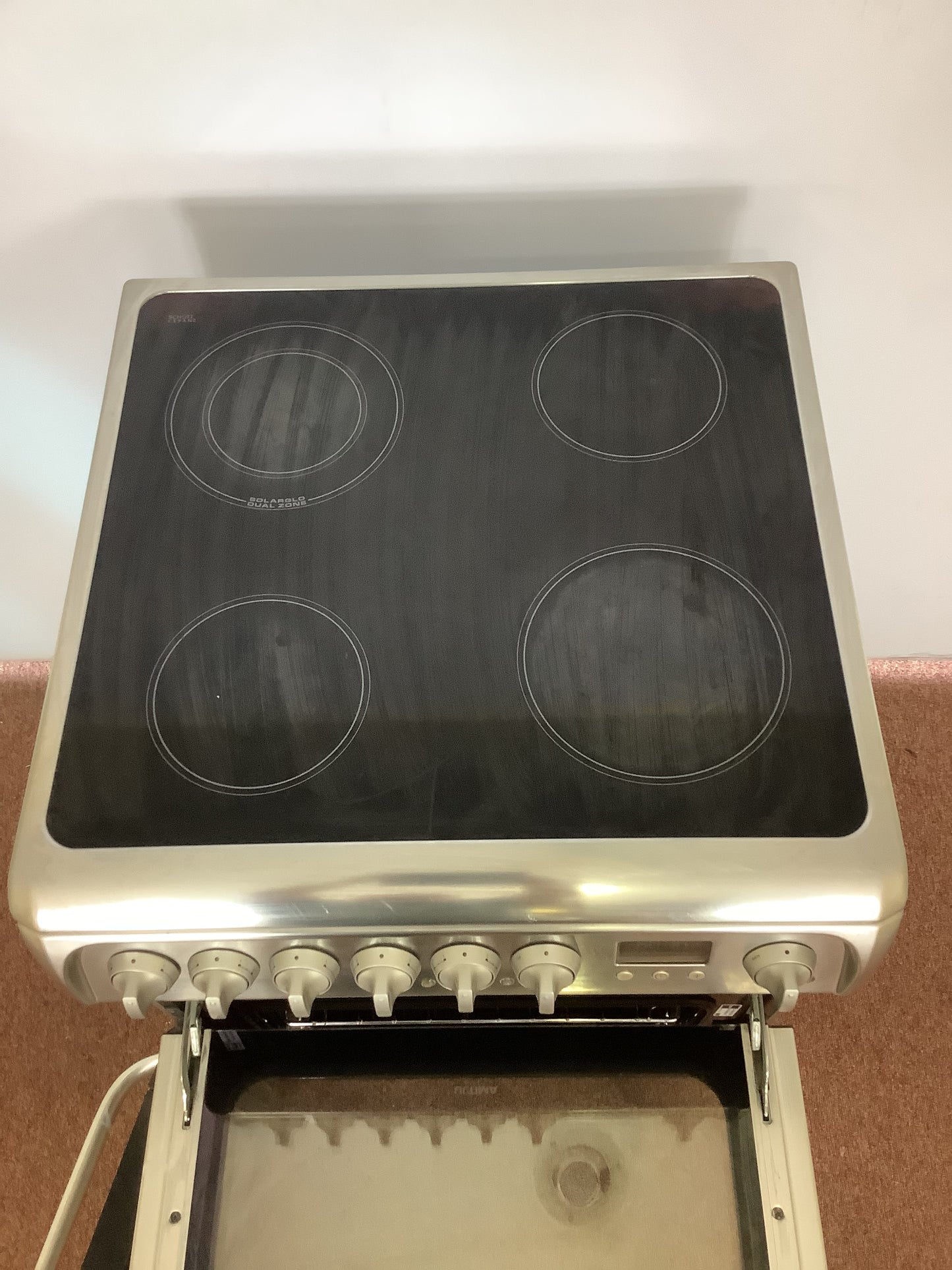 Hotpoint 60cm Cooker, Double Oven & Grill HUE61X S L52537