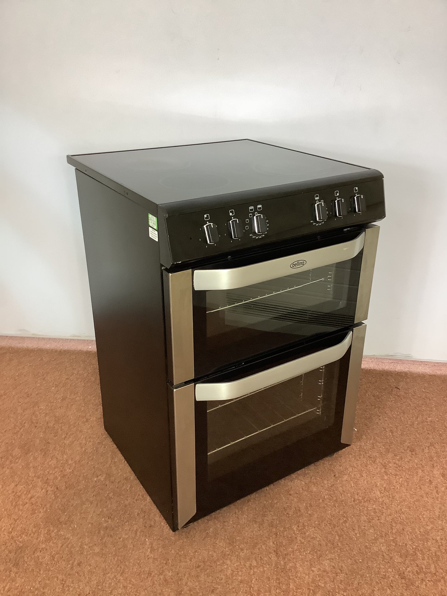 Belling 60cm Cooker, Double Oven & Twin Grill FSE60DO L52562