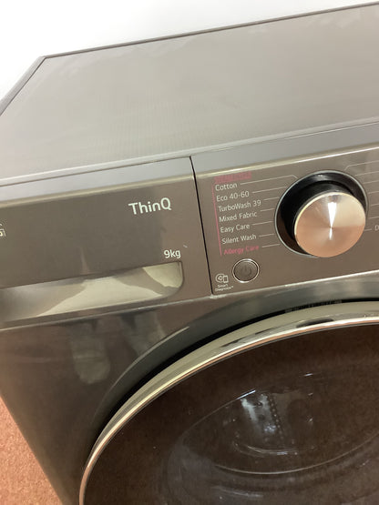 LG 9kg Washing Machine, Wi-Fi Enabled with ThinQ F6V1009BTSE L52568