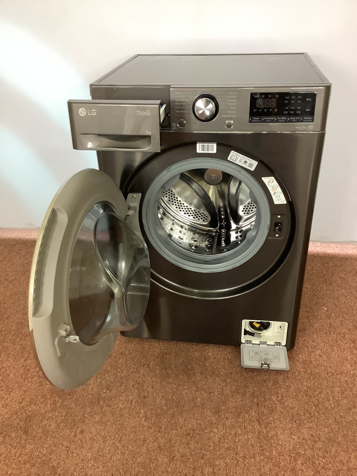 LG 9kg Washing Machine, Wi-Fi Enabled with ThinQ F6V1009BTSE L52568