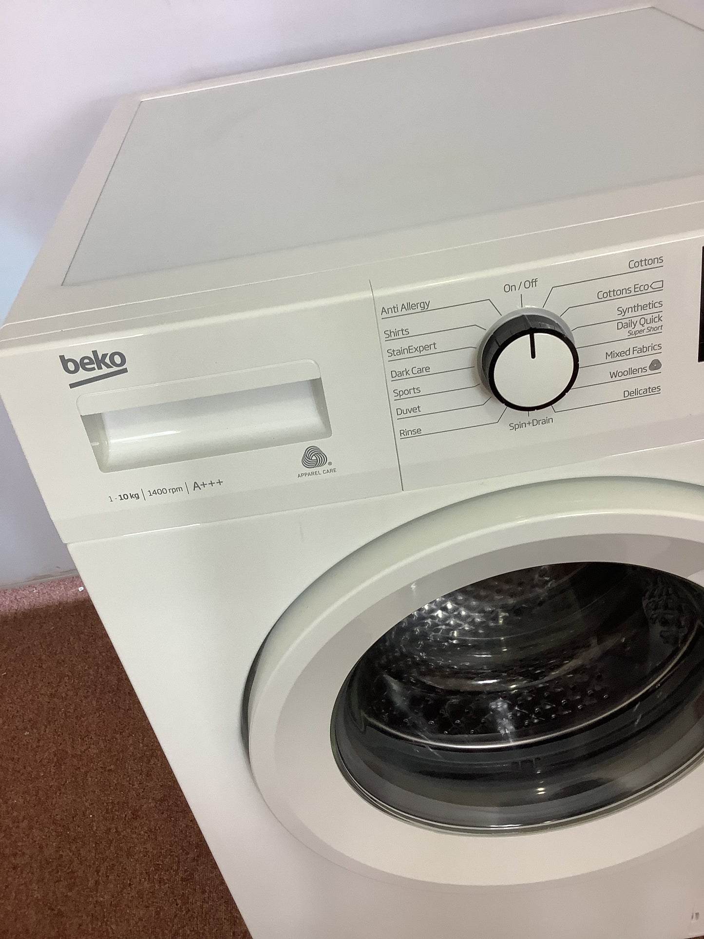 Beko 10kg Washing Machine WTB1041R2W L52545