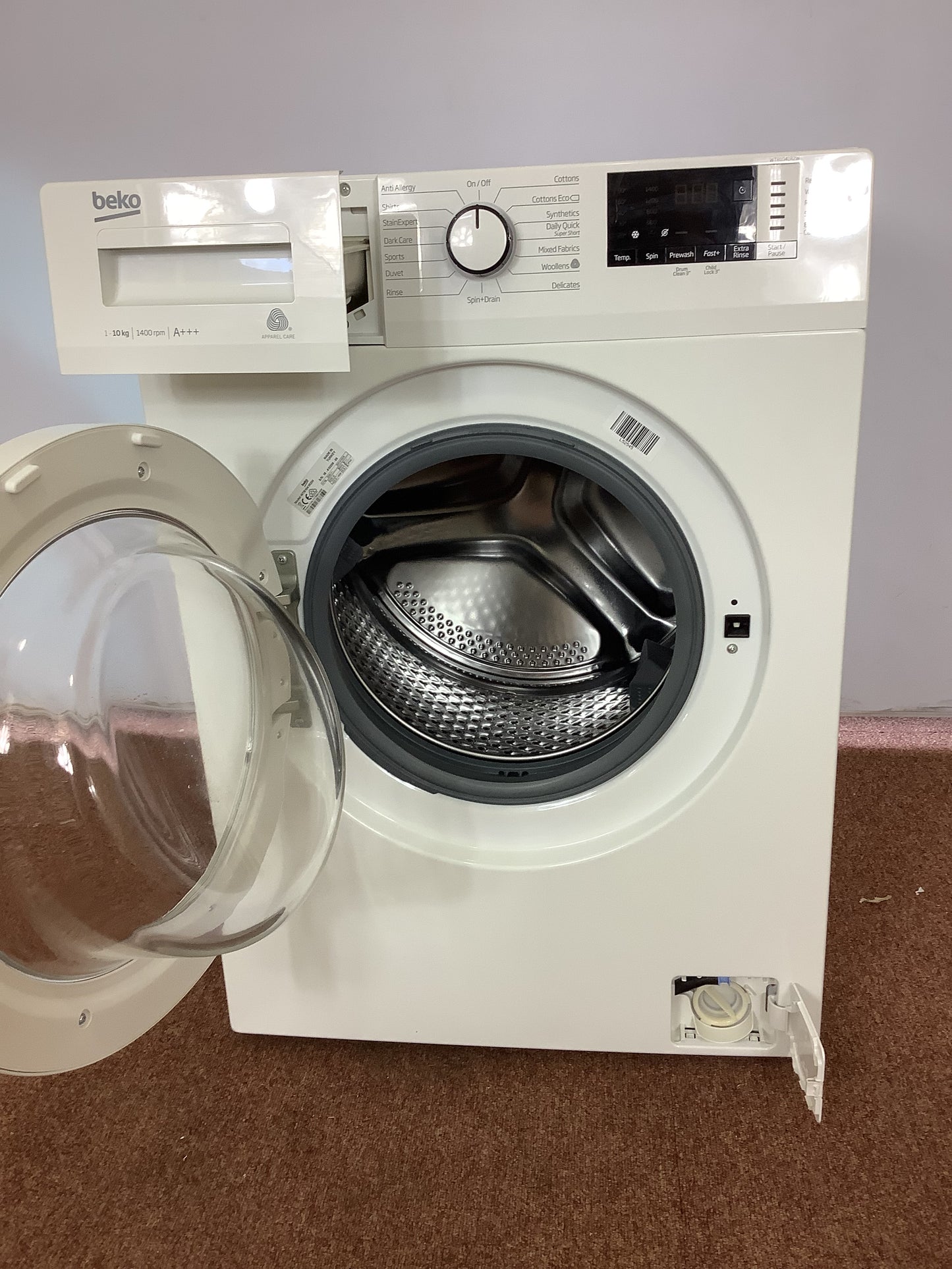 Beko 10kg Washing Machine WTB1041R2W L52545
