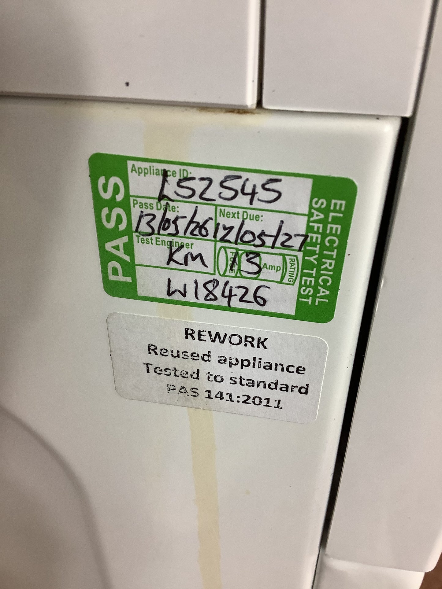 Beko 10kg Washing Machine WTB1041R2W L52545