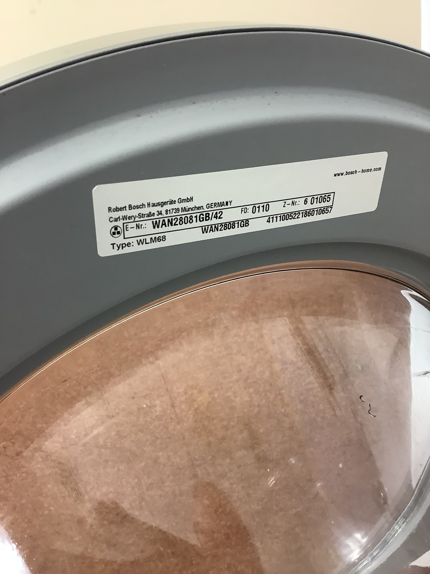 Bosch 8kg Washing Machine WAN28081GB L52594
