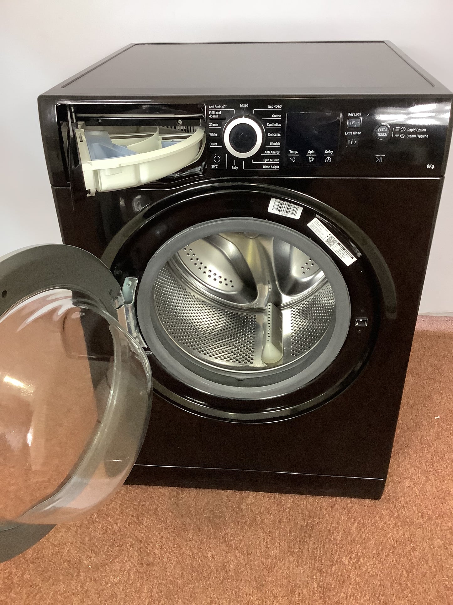 Hotpoint 8kg Washing Machine NSWN943CBSUK L52565