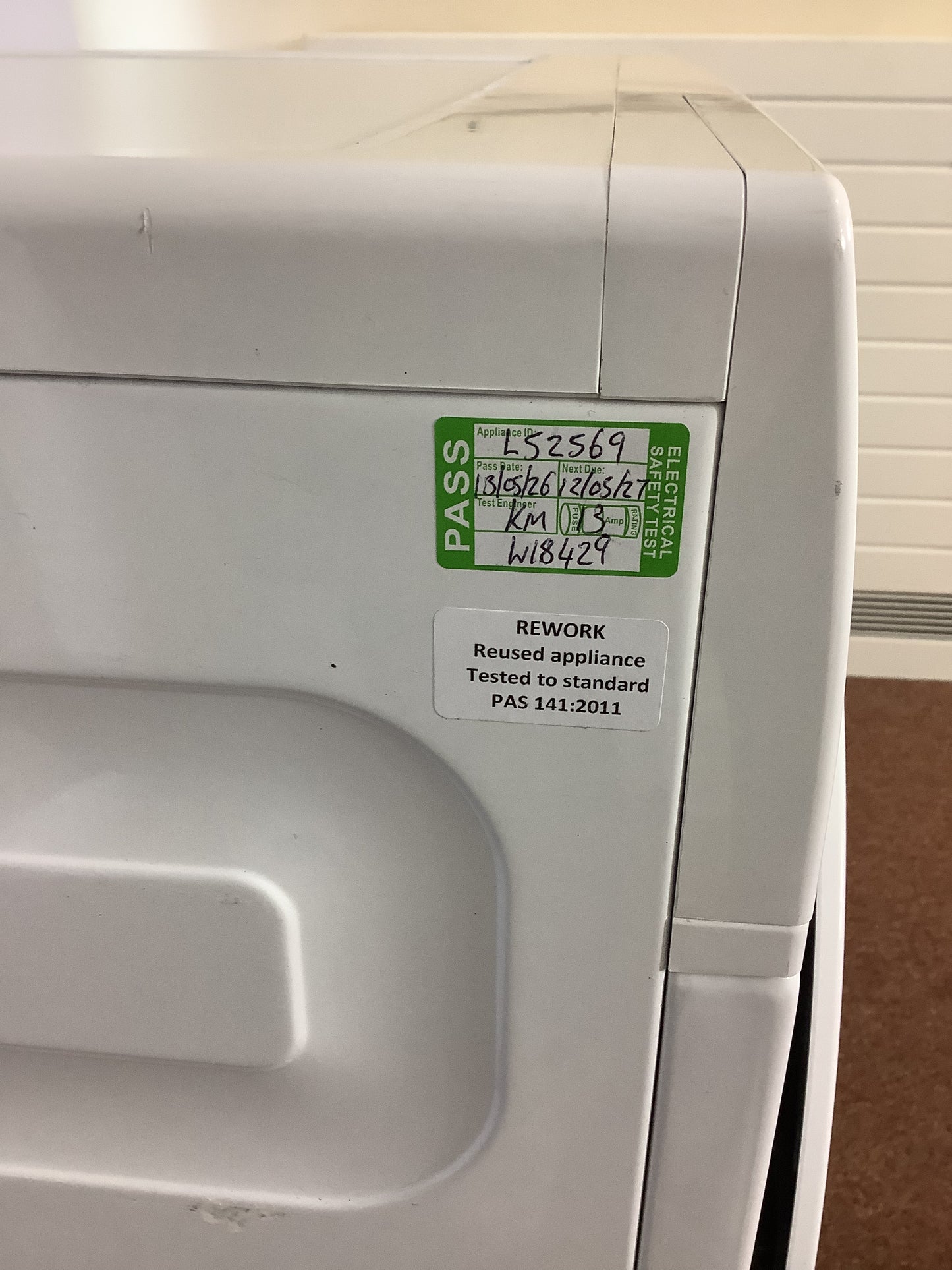Beko 8kg & 5kg Washer Dryer { Bluetooth Connectivity with HomeWhiz } WDER8540421W L52569