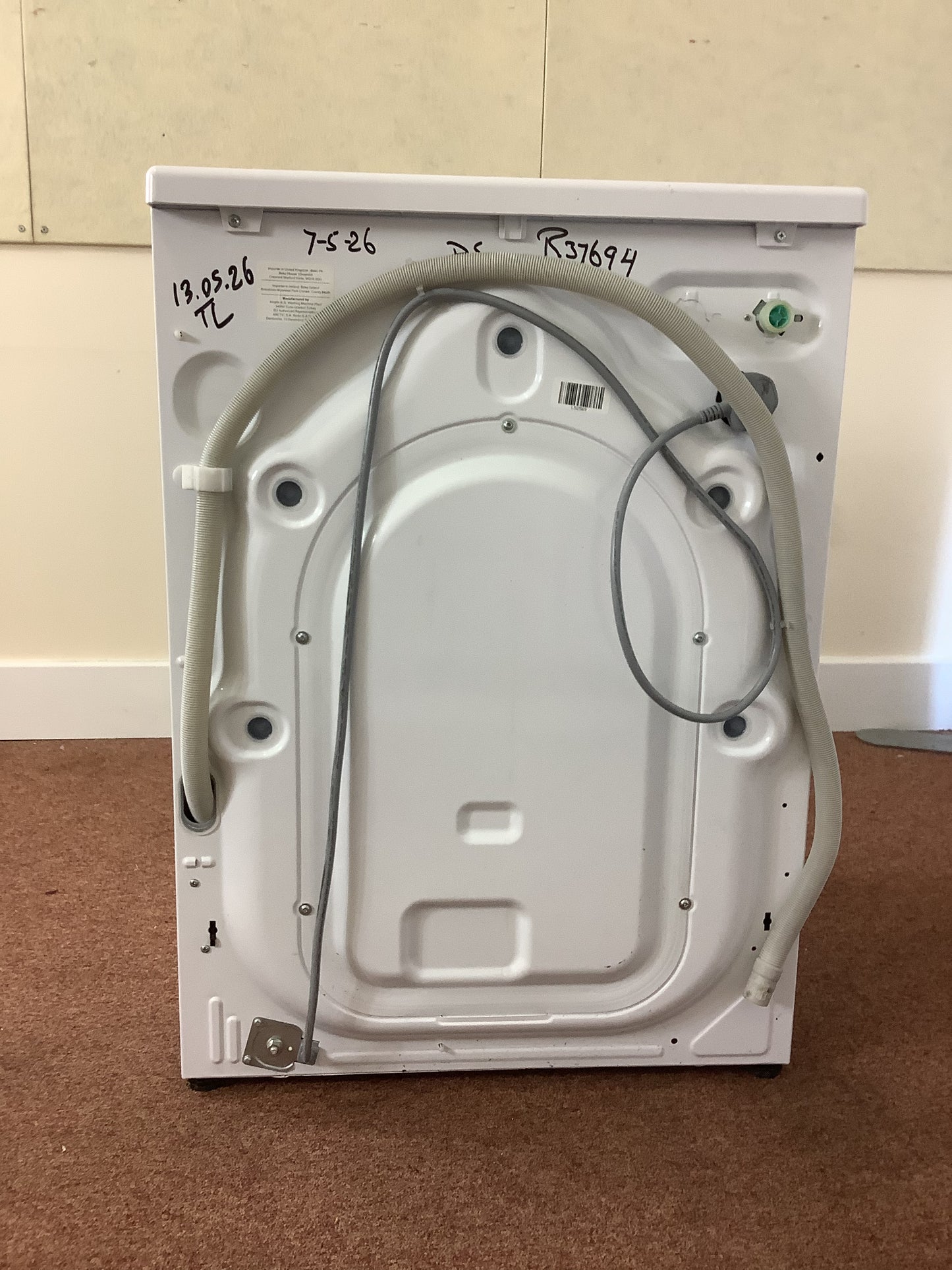 Beko 8kg & 5kg Washer Dryer { Bluetooth Connectivity with HomeWhiz } WDER8540421W L52569