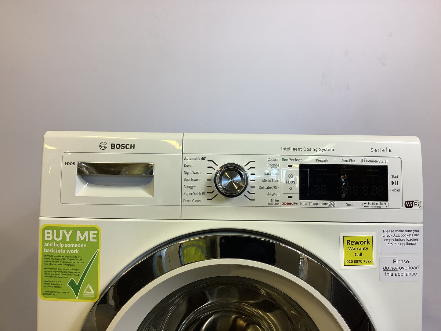 Bosch 9kg Washing Machine  WAWH8660GB L49199