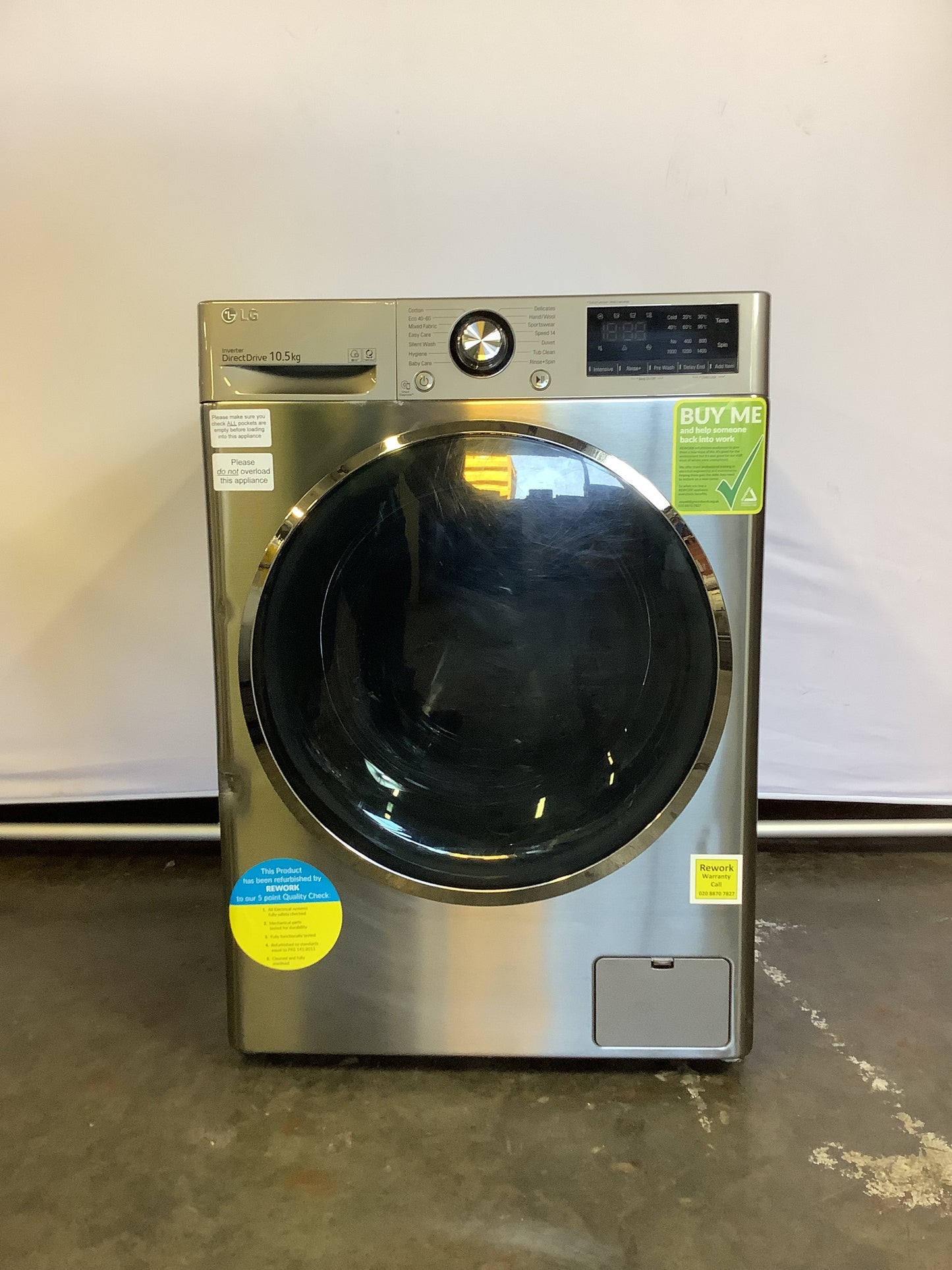LG Washing Machine 10.5kg F4V310JNE L49162