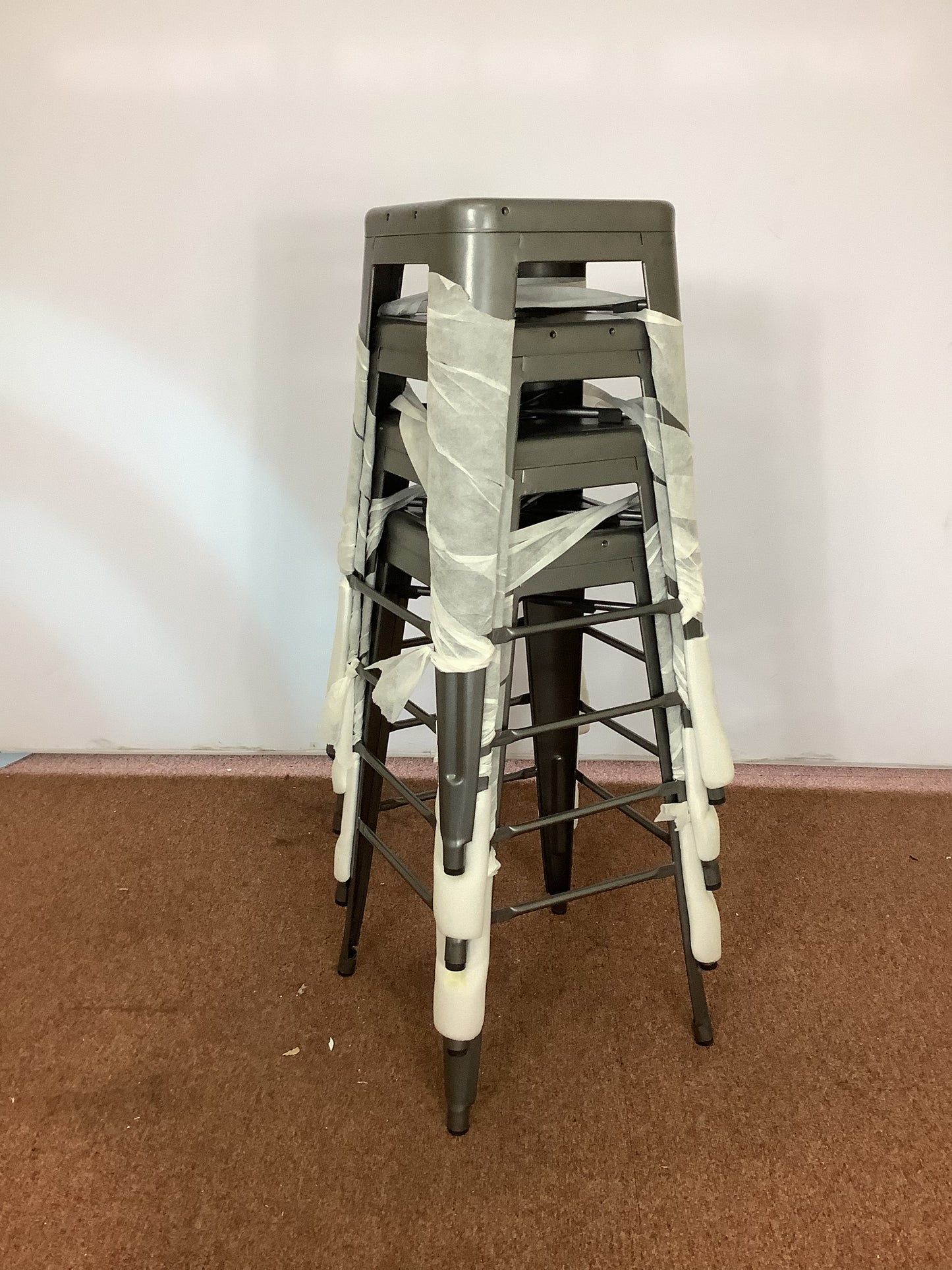 4 x Metal Bar Stool F27622.