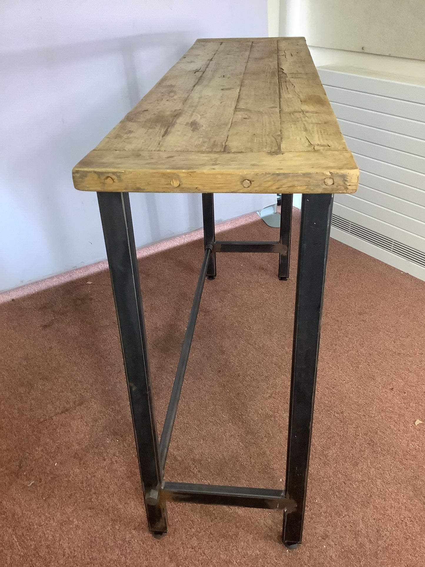 Industrial Narrow Console Table  F27625