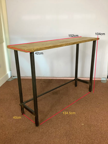 Industrial Narrow Console Table  F27625
