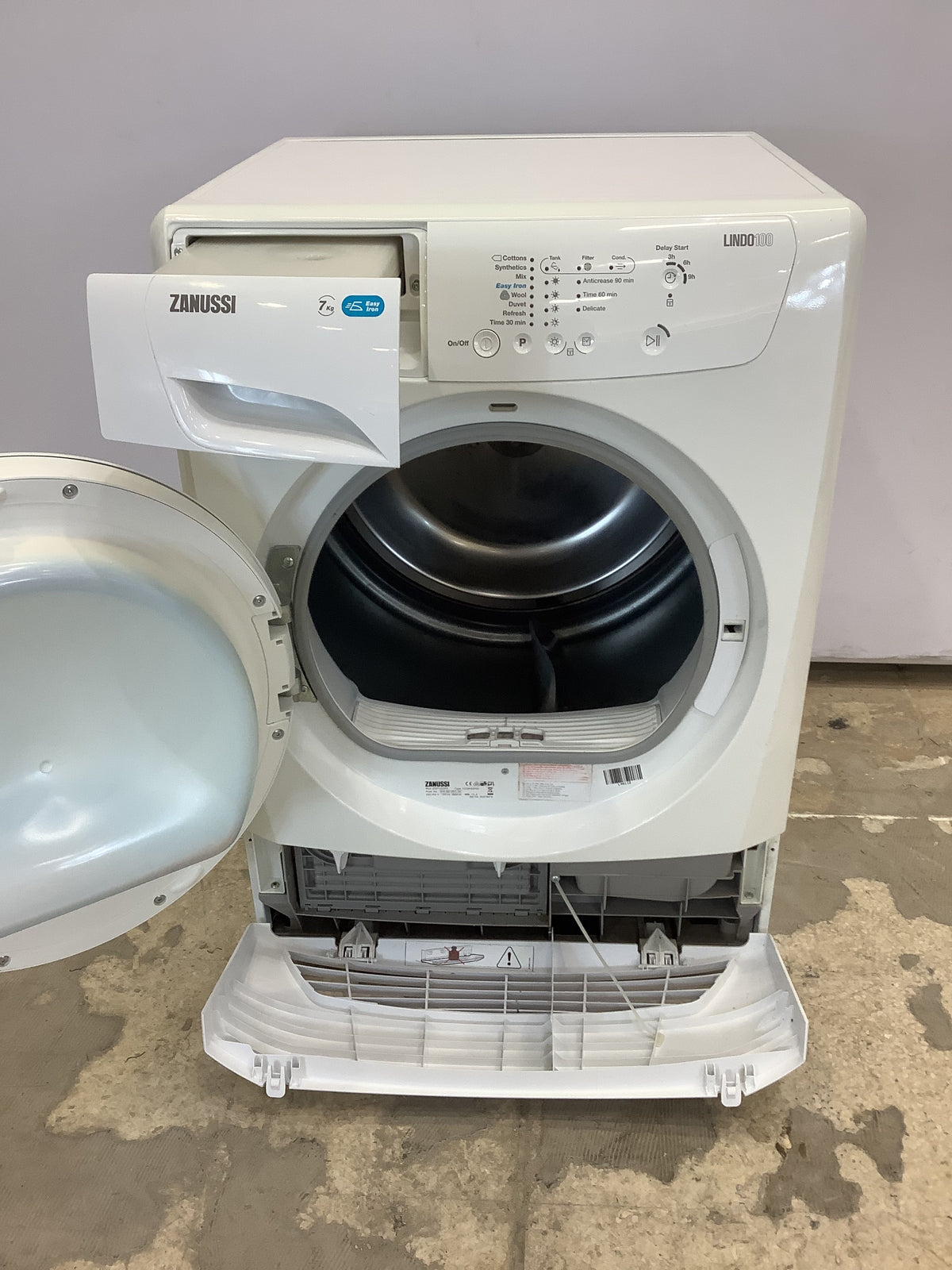 Zanussi 7kg Condenser Tumble Dryer ZDP7203PZ L48112