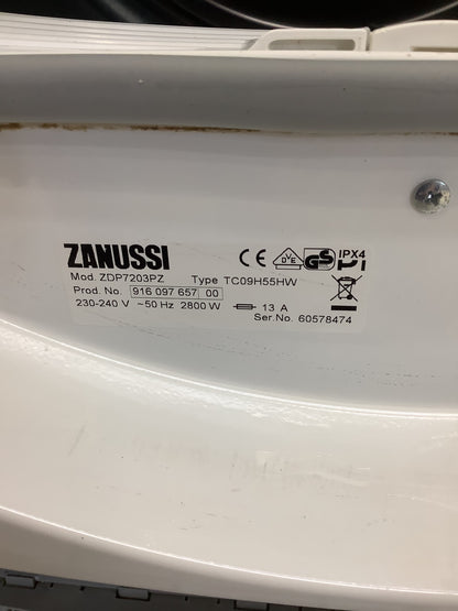 Zanussi 7kg Condenser Tumble Dryer ZDP7203PZ L48112