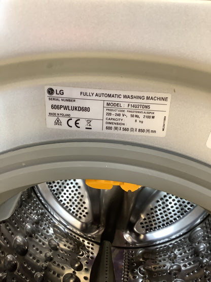 LG 8kg Washing Machine F14U2TDN5, TAG ON with NFC. L53546