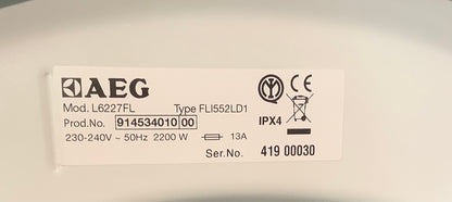 AEG 7kg Washing Machine L6227FL L48877