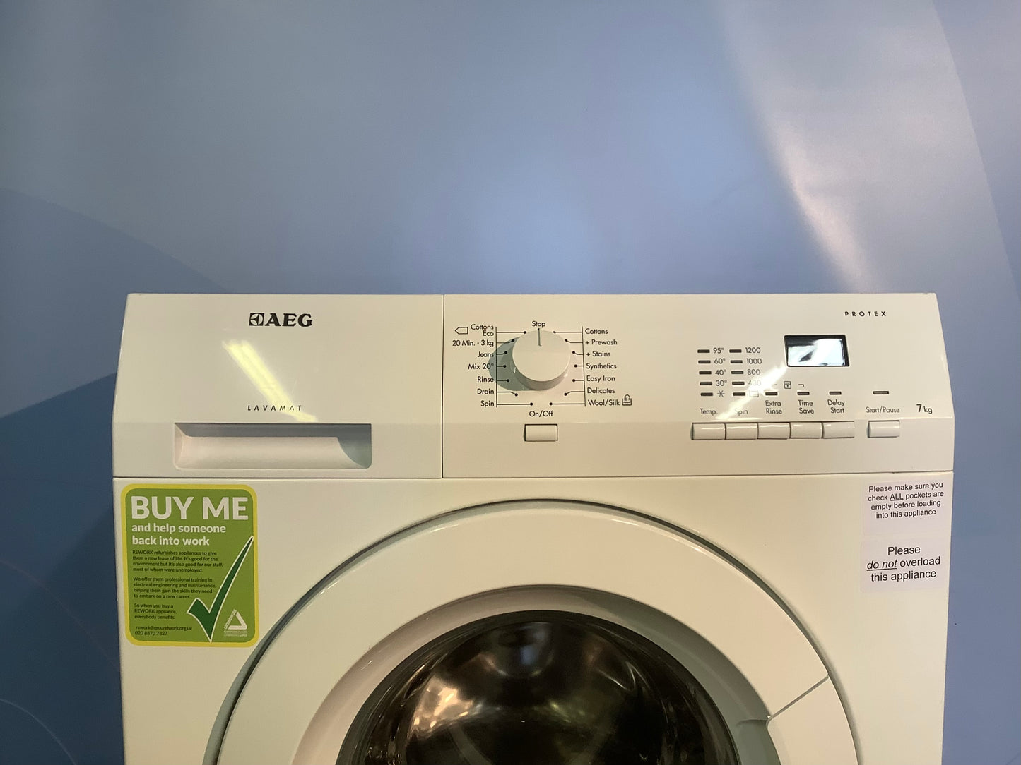 AEG 7kg Washing Machine L6227FL L48877