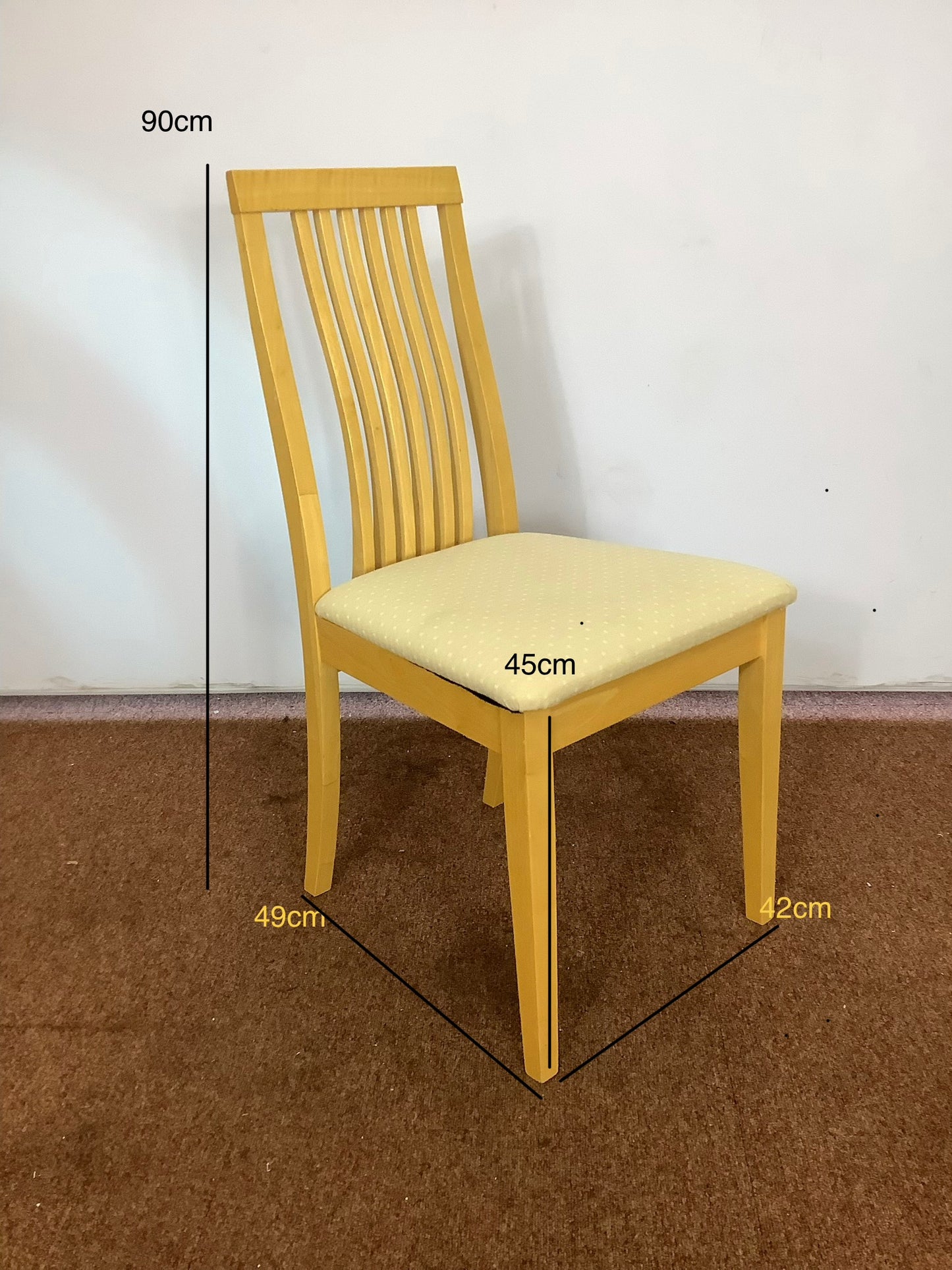 4 x ALASKA Dining Chairs F27624