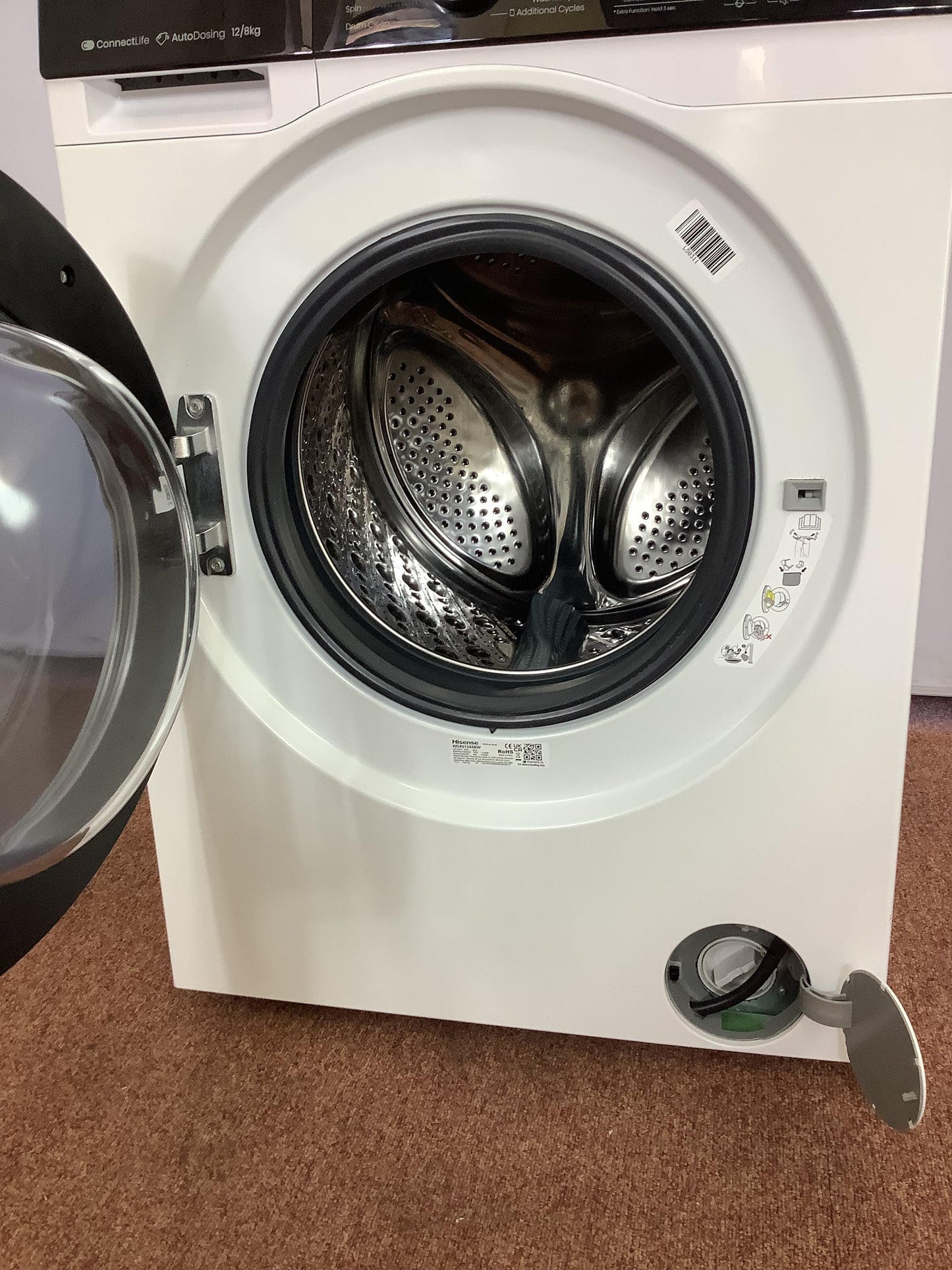 Hisense 12kg / 8kg Washer Dryer WD5S1245BW L50311