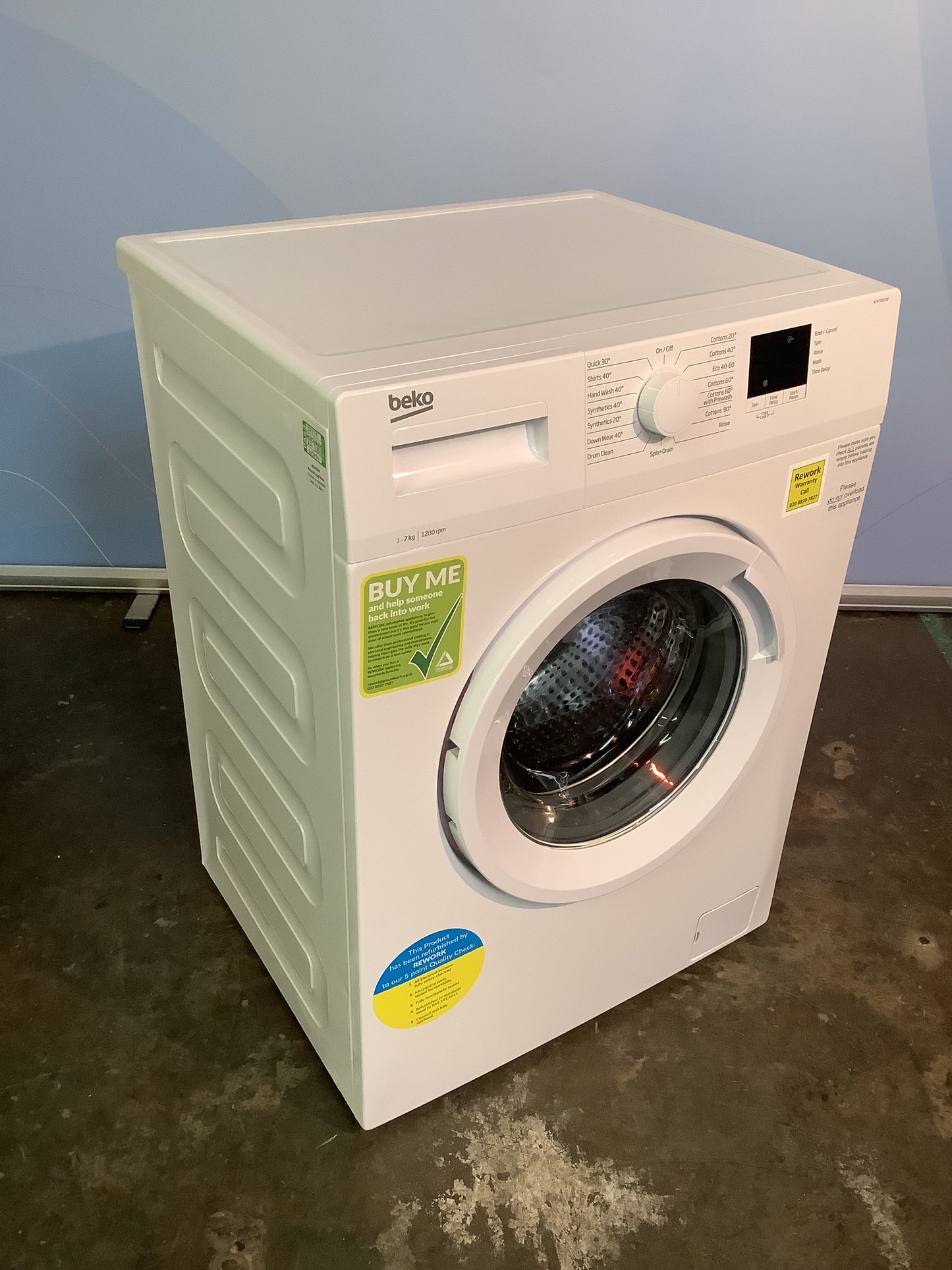 Beko Washing Machine WTK72011W L47719