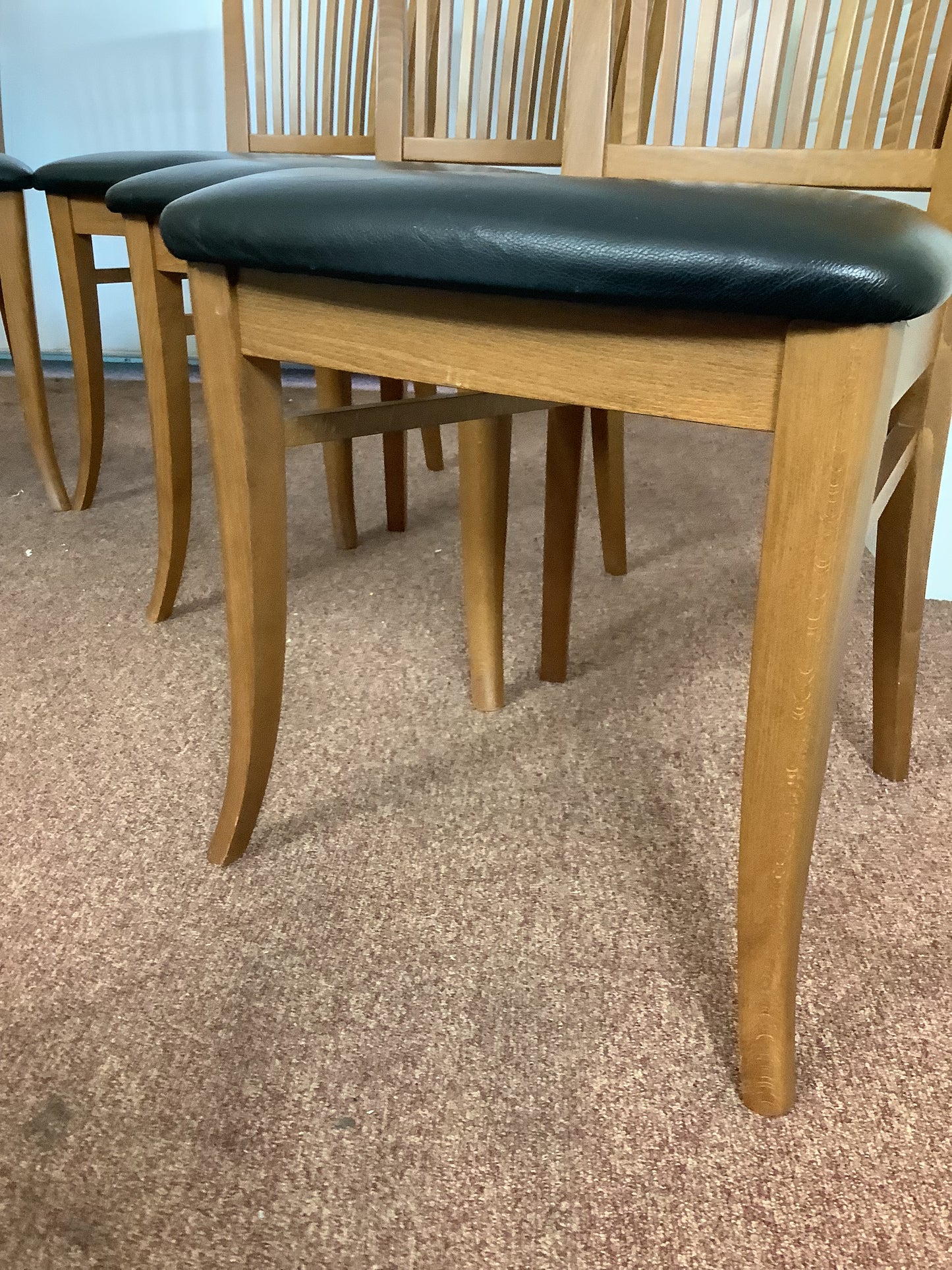 6 x Filippo Sibau & Co High Back Dining Chairs F27292.