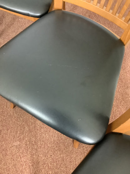 6 x Filippo Sibau & Co High Back Dining Chairs F27292.