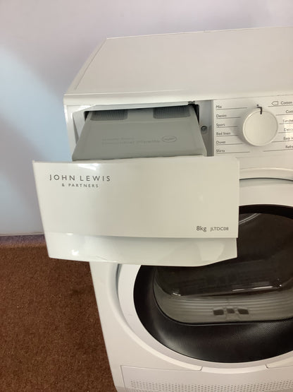 John Lewis 8kg Tumble Dryer JLTDCO8 L51401