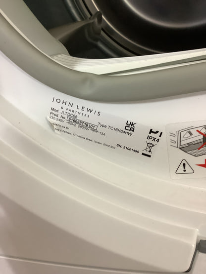John Lewis 8kg Tumble Dryer JLTDCO8 L51401